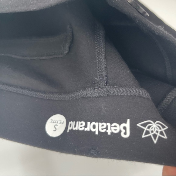 Betabrand Classic Dress Pants Yoga Straight Size S Petite Black Athleisure Work - Picture 5 of 9